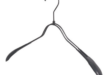 Coat Hanger With Metal Sheet Shoulder